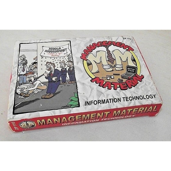 Office Management Material Card Game Cubicle Humor Playing Info Technology Fun - Picture 1 of 3